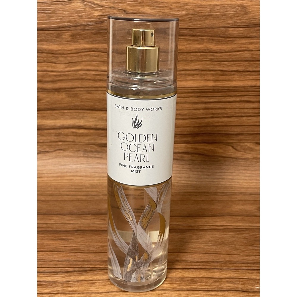 Bath & Body Works GOLDEN OCEAN PEARL Fine Fragrance Mist Body Spray 8 oz